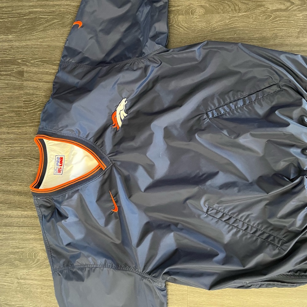 Denver Broncos Nike ProLine reversible pullover.